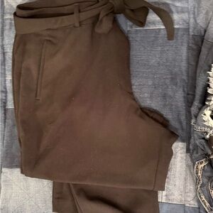 Ricki's Black Pants with Tie-Waist